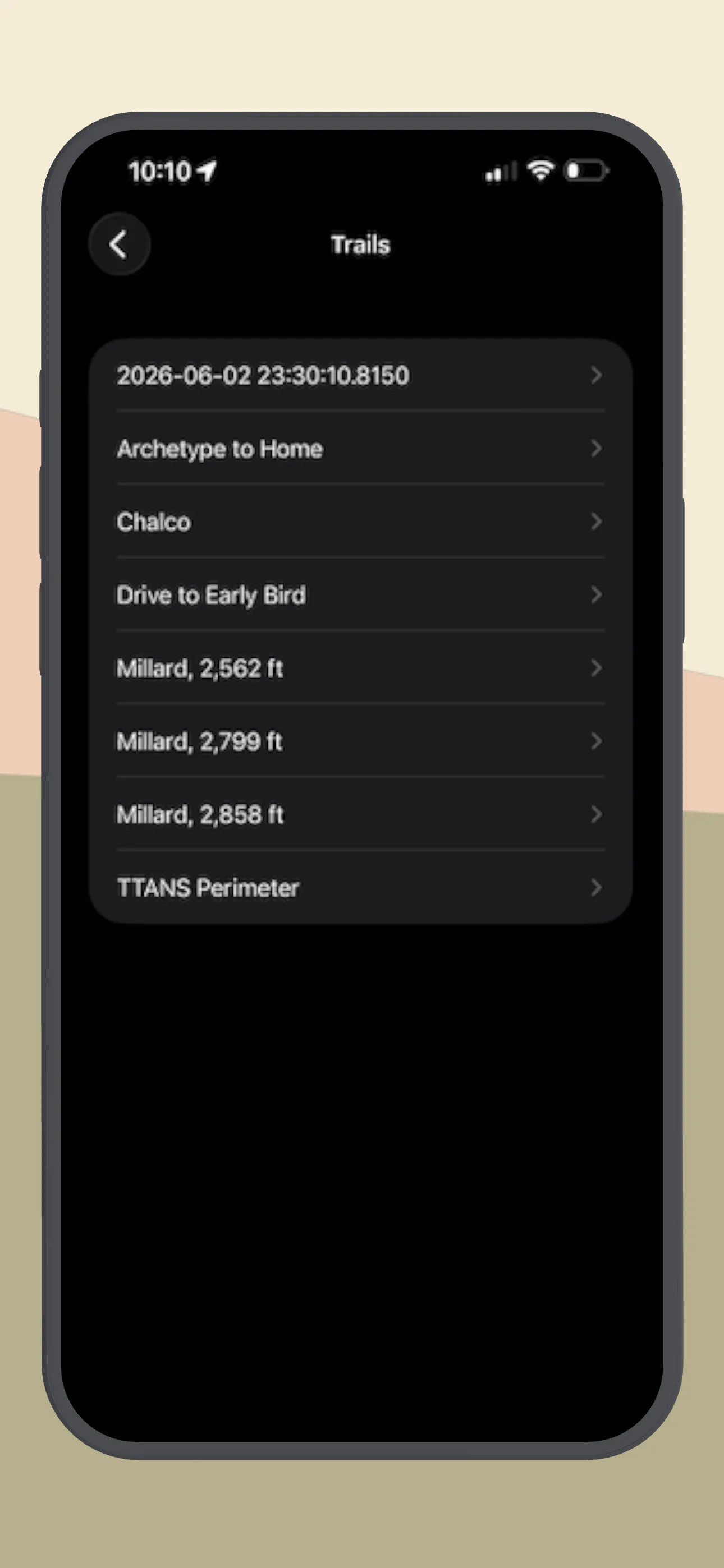 HappyTrail - Your library of saved trails